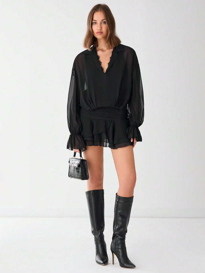 Rochie mini SHEIN, negru