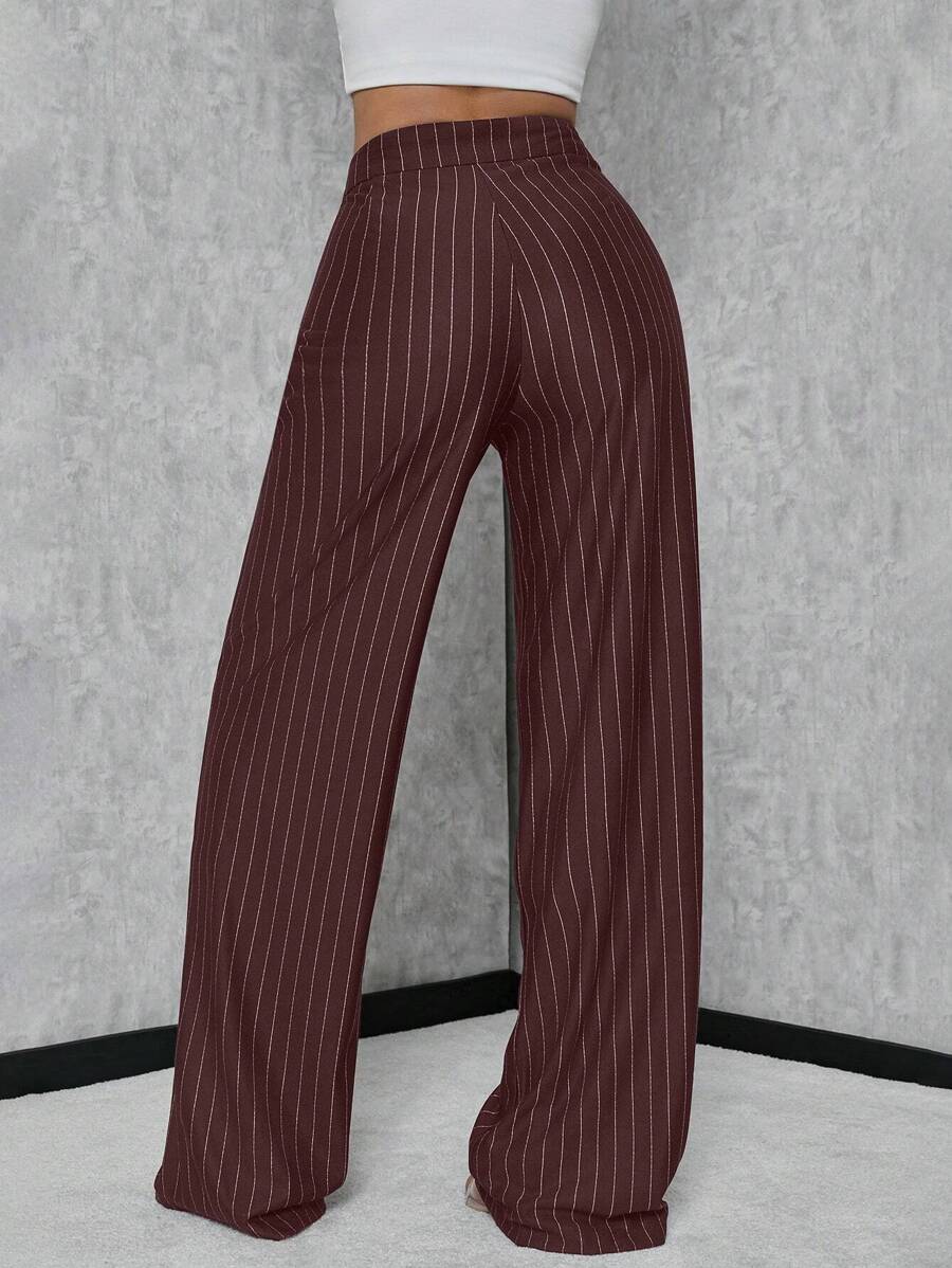 Pantaloni SHEIN, maro