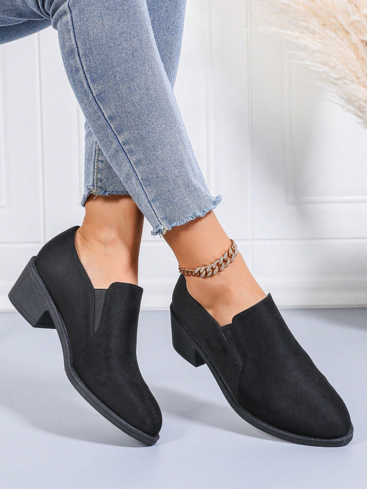 Pantofi cu toc SHEIN, negru