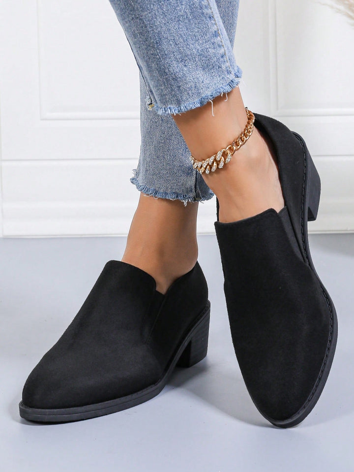 Pantofi cu toc SHEIN, negru