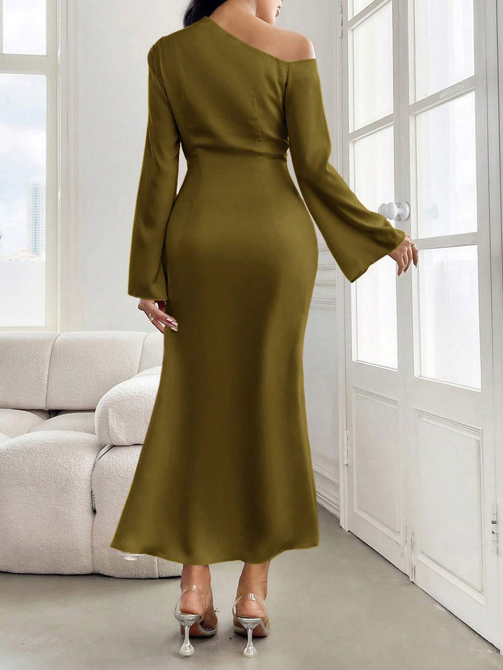 Rochie maxi Shein, verde