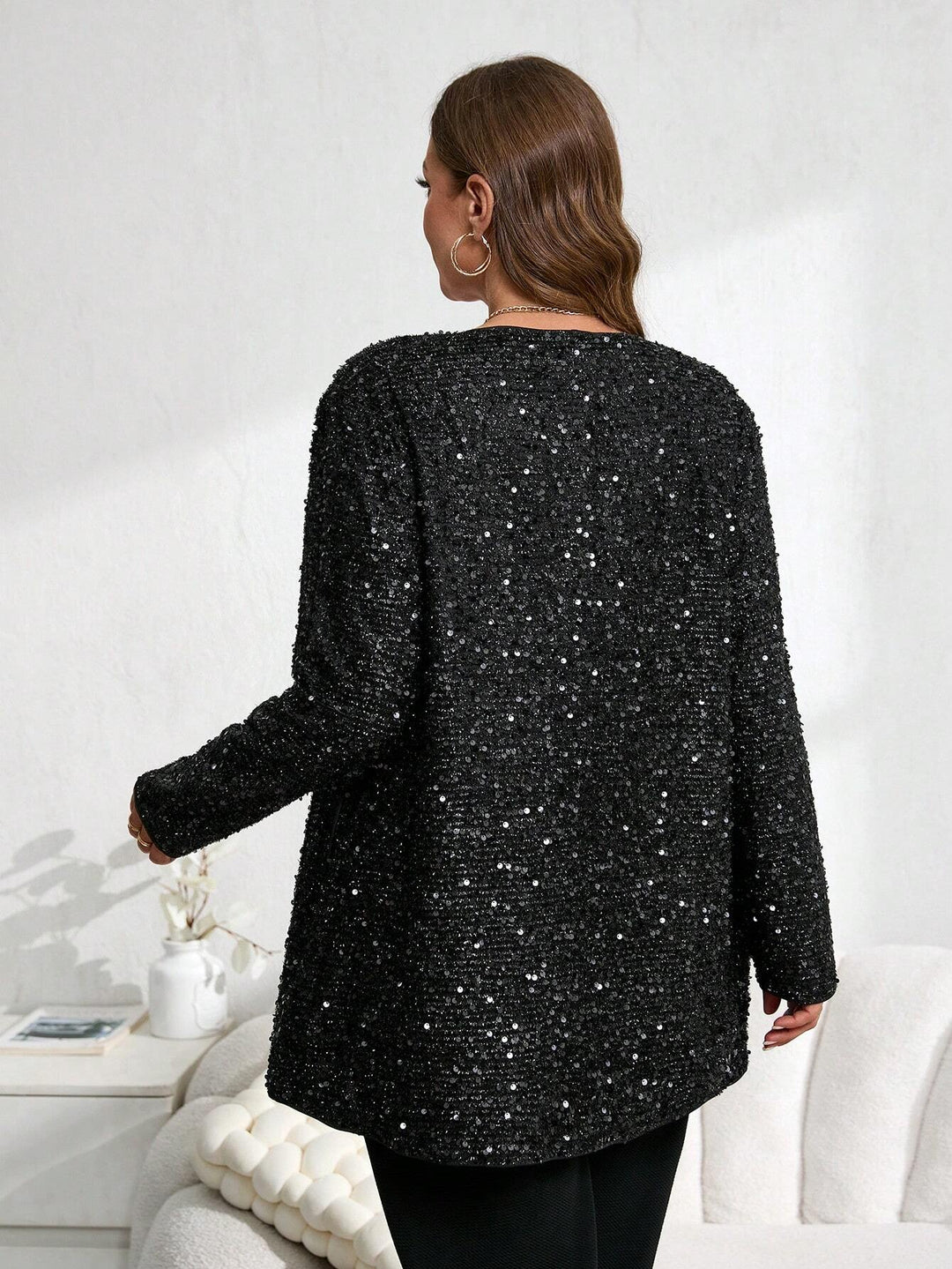 Cardigan SHEIN, negru