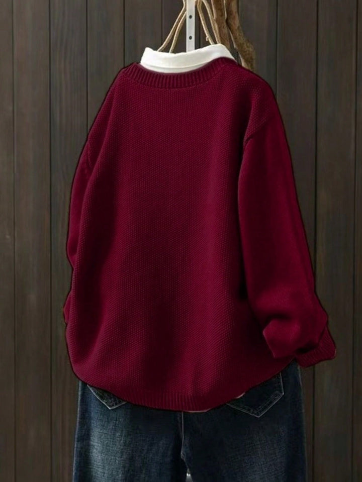 Cardigan SHEIN, vișiniu