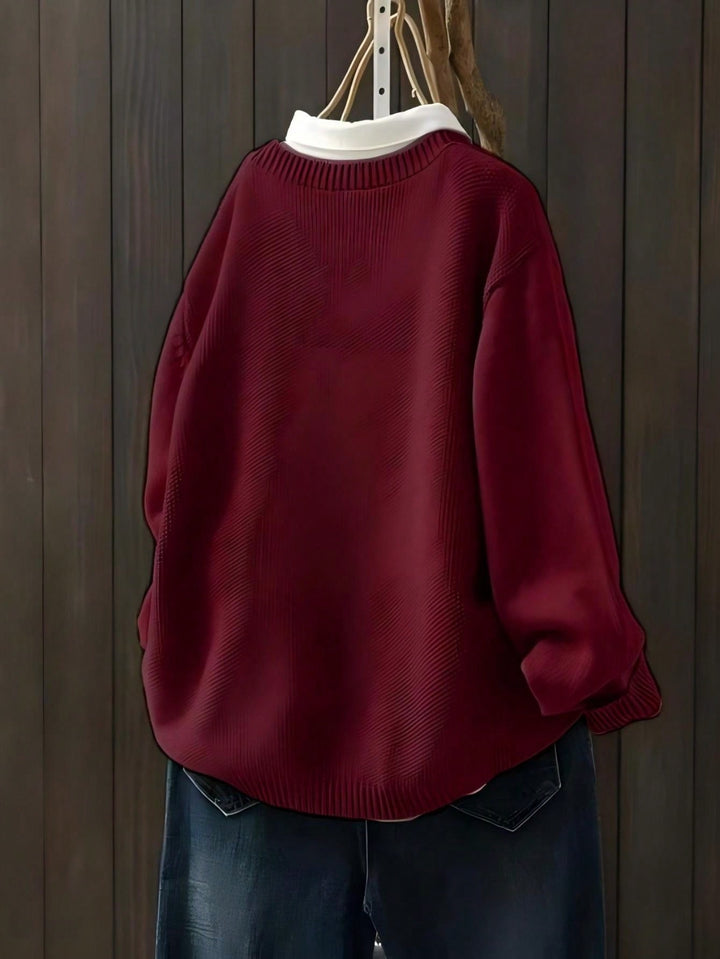 Cardigan SHEIN, vișiniu