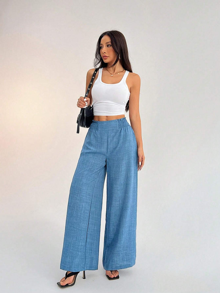 Pantaloni SHEIN, albastru