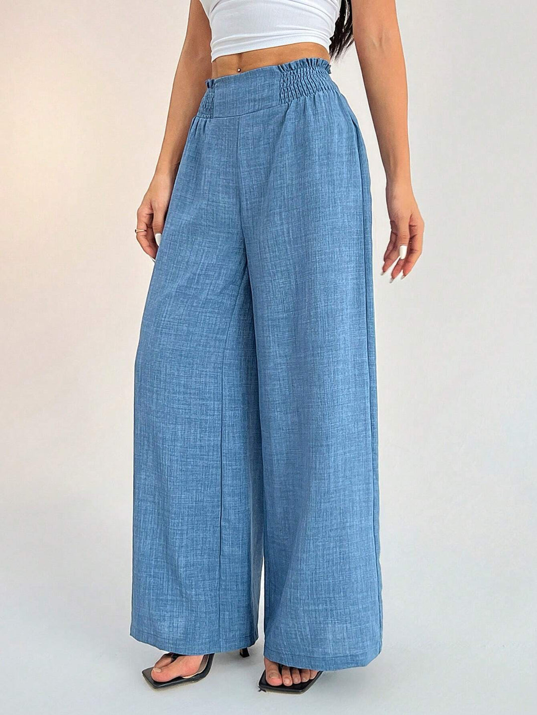 Pantaloni SHEIN, albastru