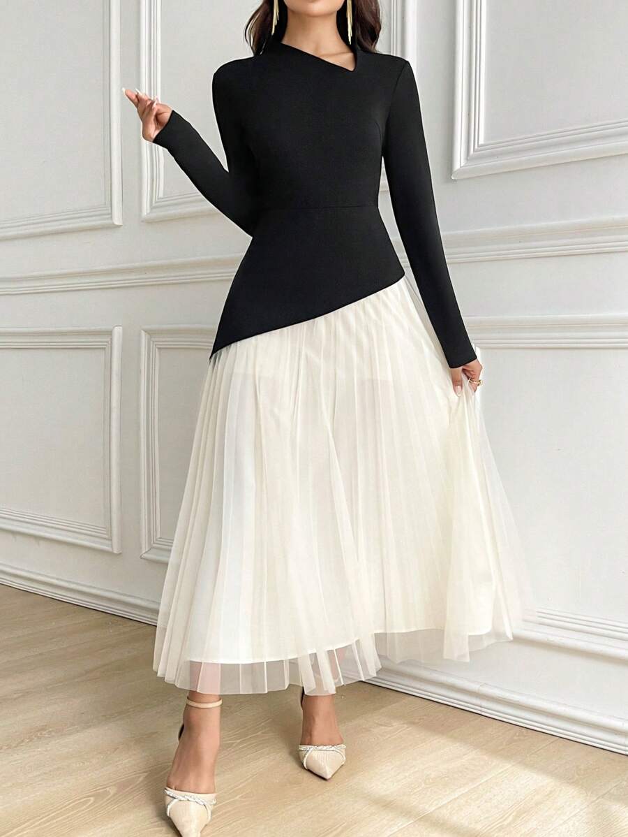 Rochie maxi SHEIN, mix culori