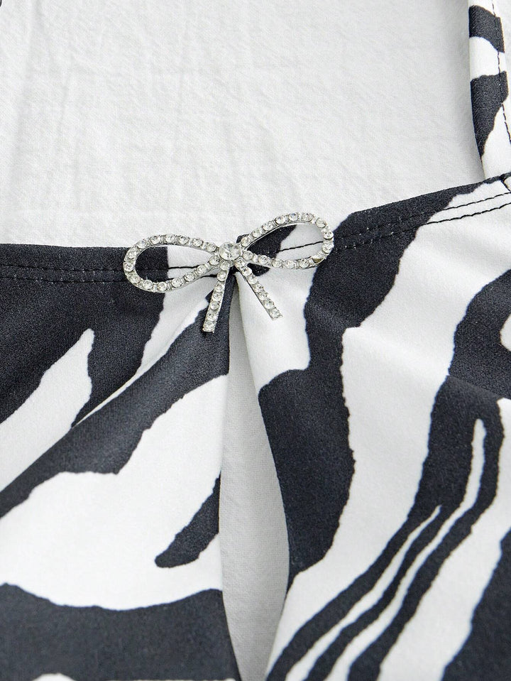 Top Shein, mix culori