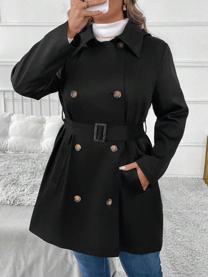 Trench SHEIN, negru