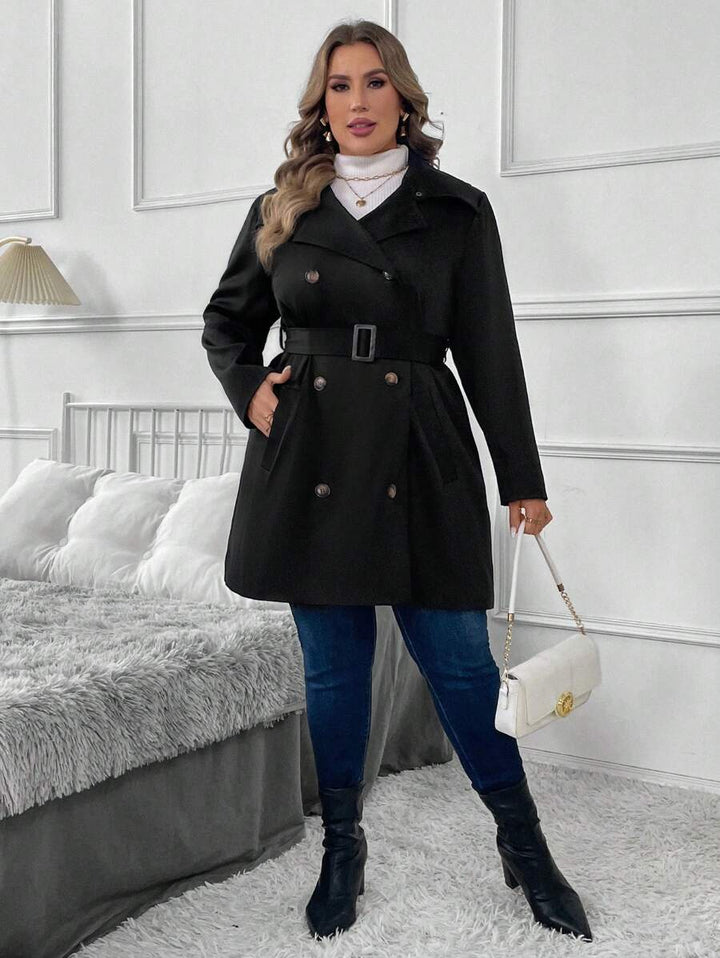 Trench SHEIN, negru