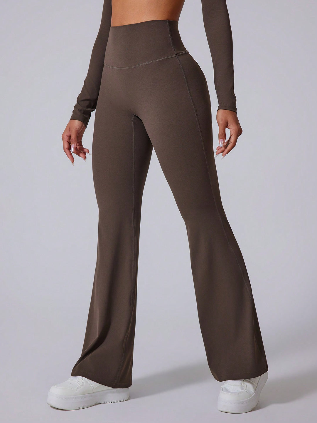 Pantaloni SHEIN, maro
