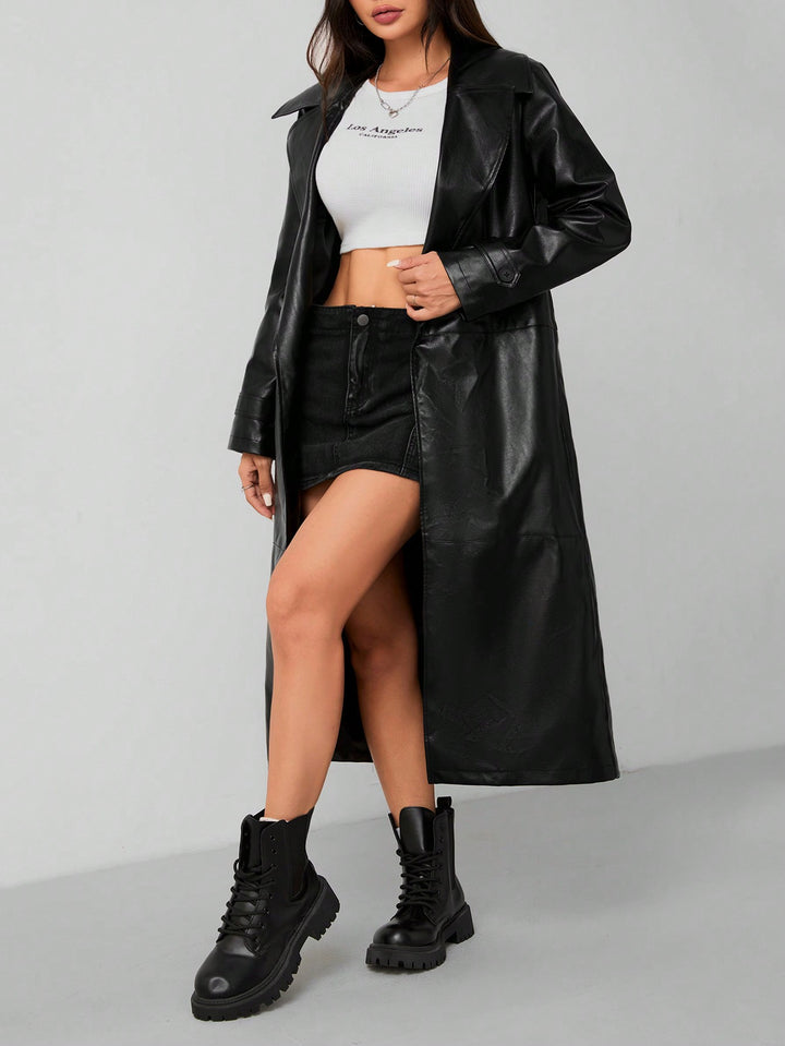 Trench SHEIN, negru