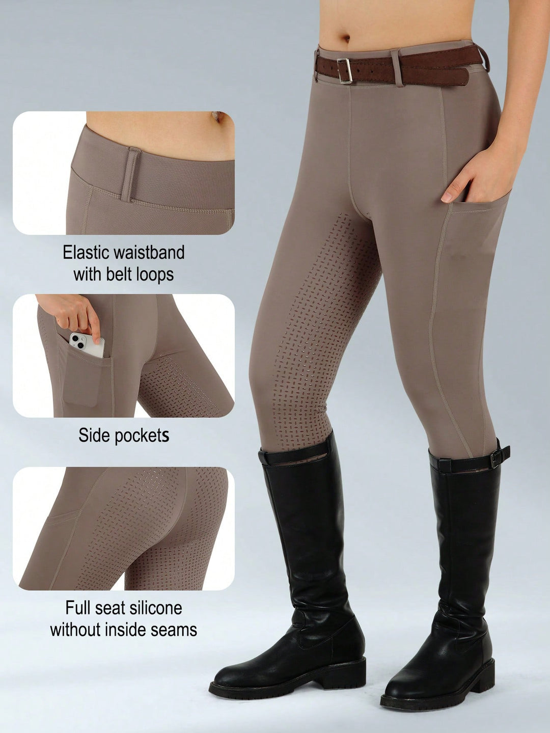 Pantaloni SHEIN, bej