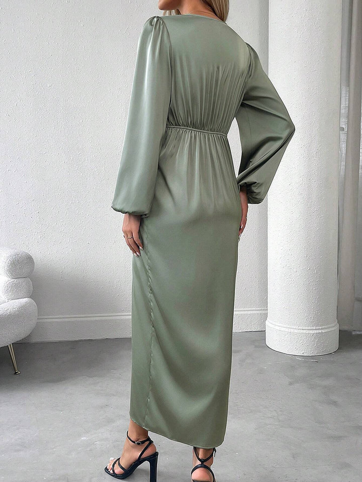 Rochie midi SHEIN, verde
