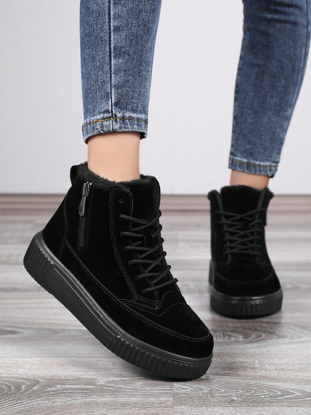 Cizme SHEIN, negru