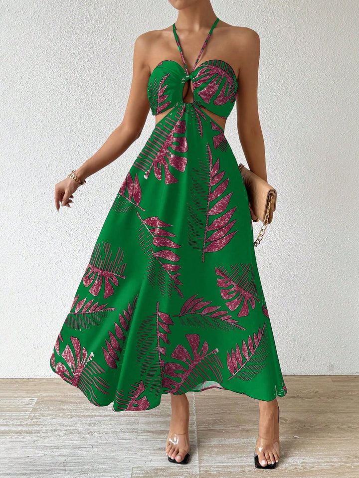 Rochie maxi SHEIN, verde