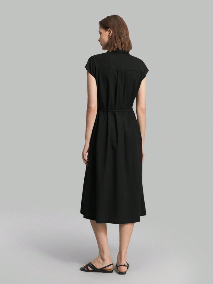 Rochie midi SHEIN, negru