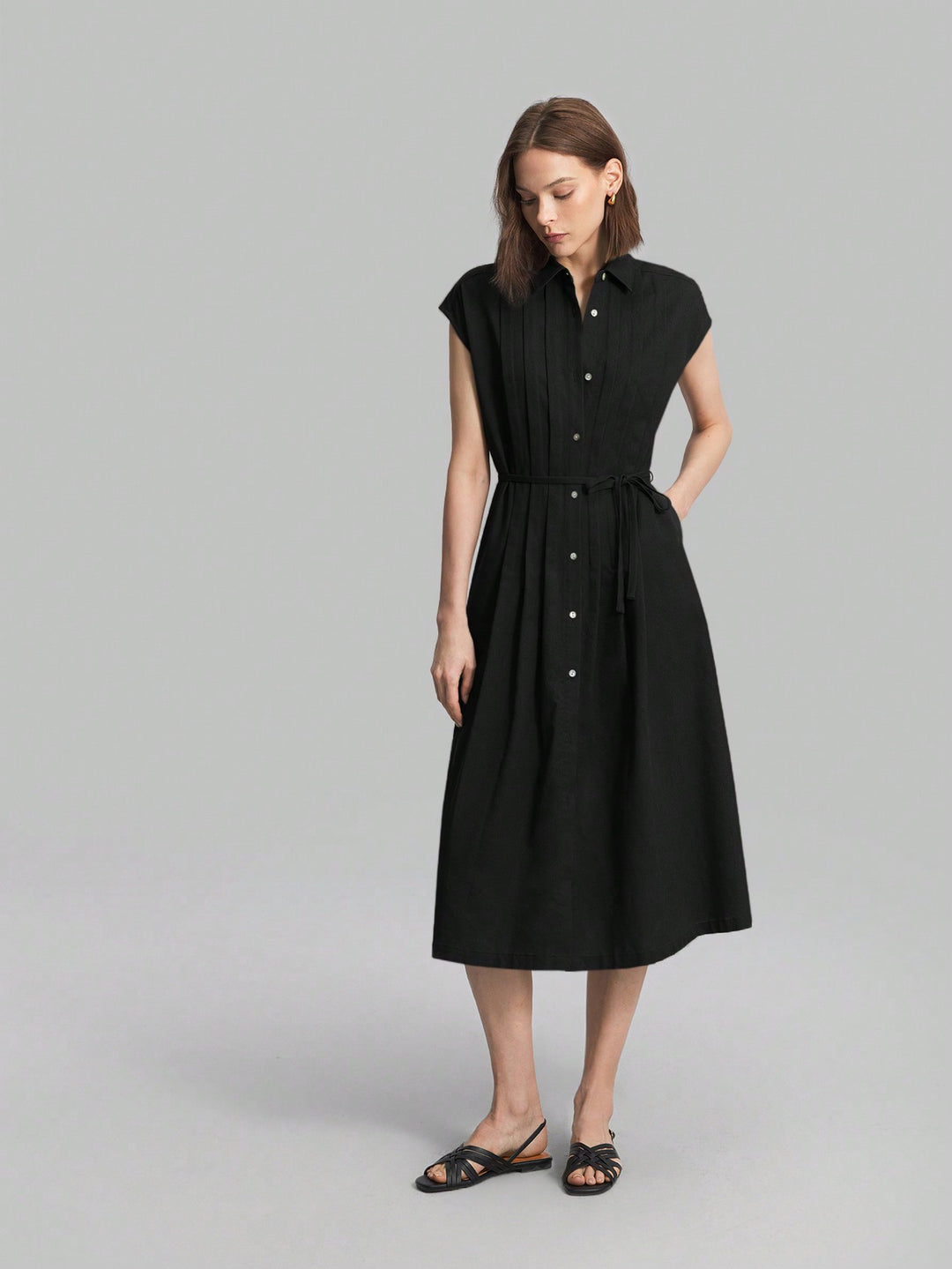 Rochie midi SHEIN, negru