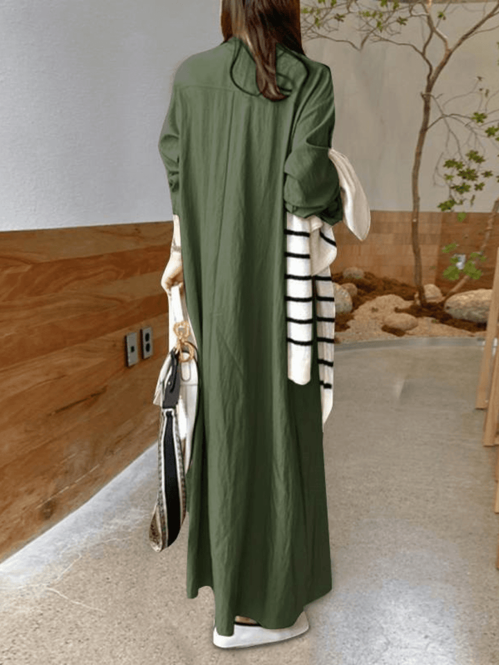 Rochie maxi SHEIN, verde