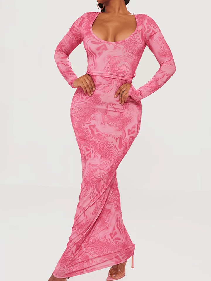 Rochie maxi SHEIN, roz