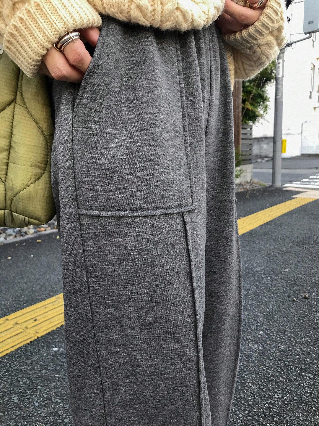 Pantaloni de trening SHEIN, gri