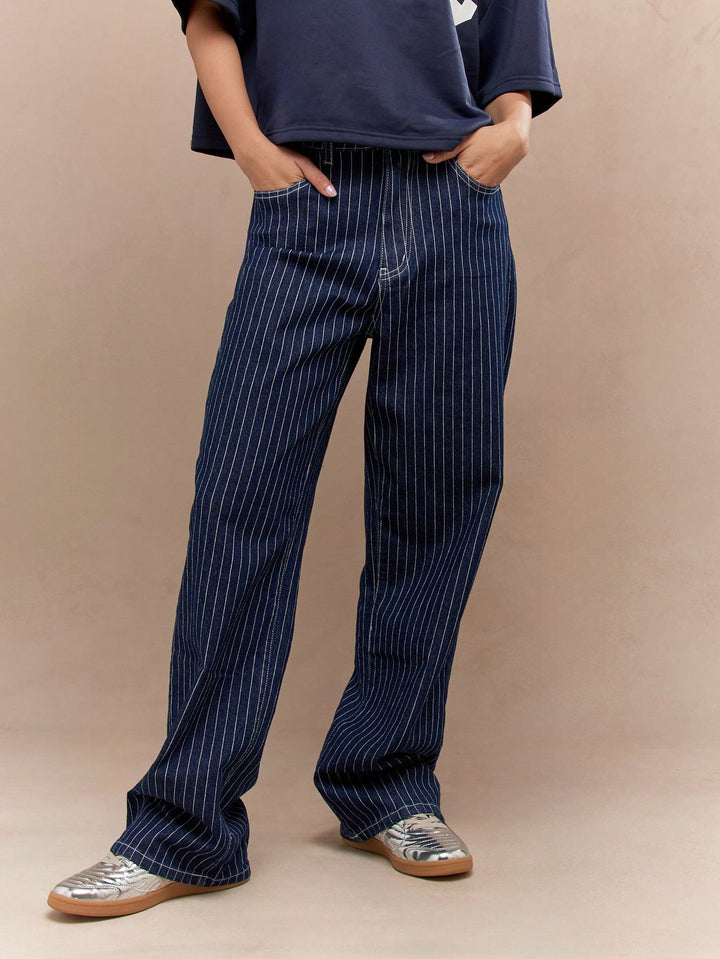 Jeans SHEIN, albastru