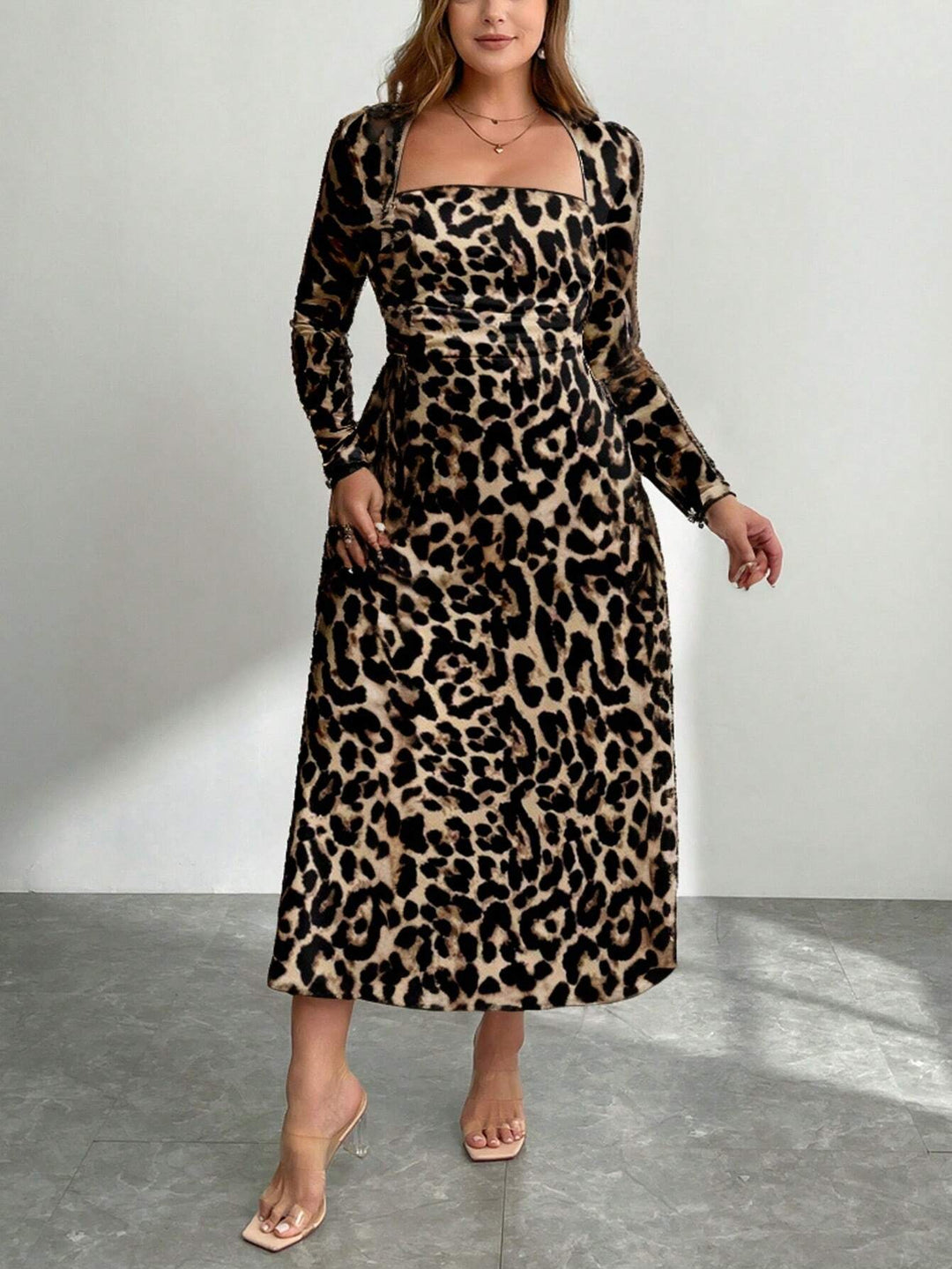 SHEIN Maxi Dress, Colour mix