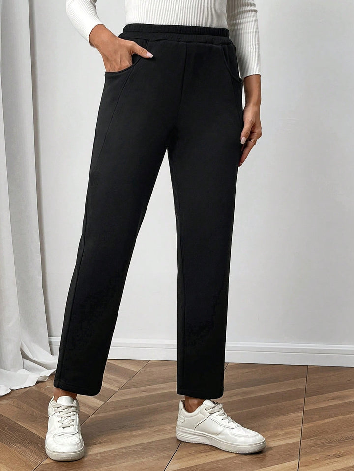 Pantaloni SHEIN, negru