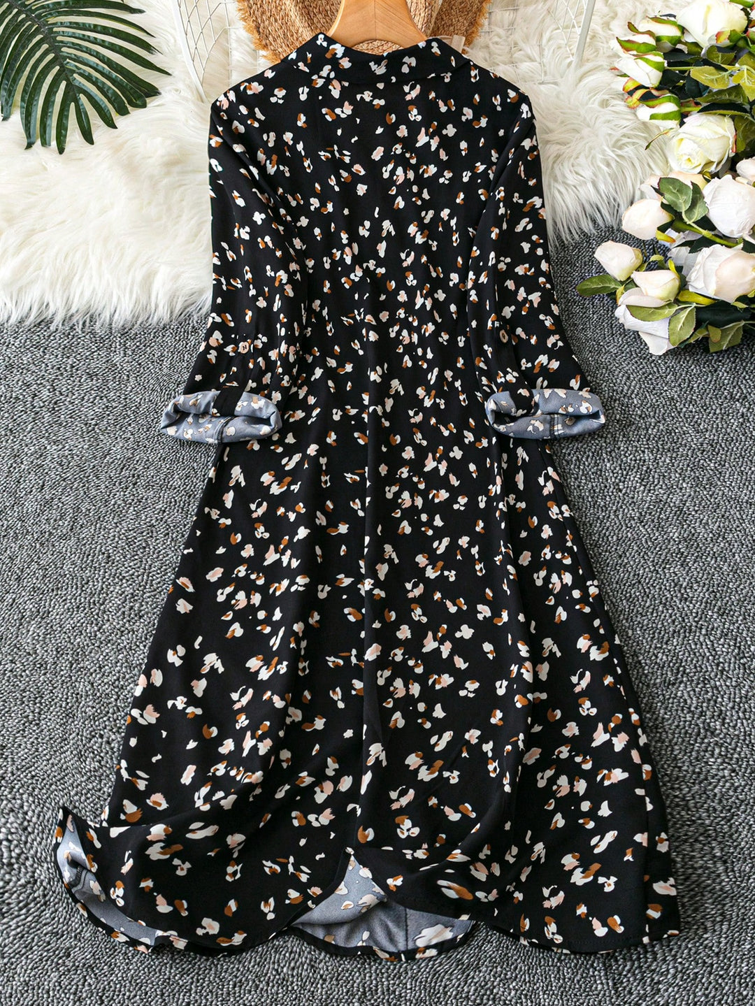 Rochie midi SHEIN, negru