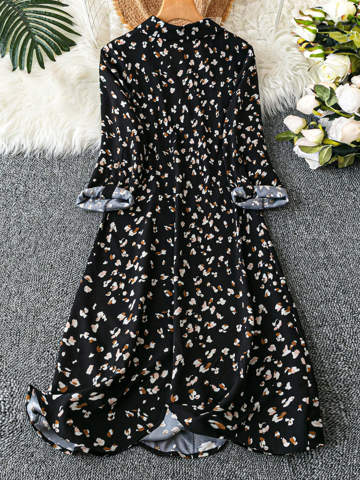 Rochie midi SHEIN, negru