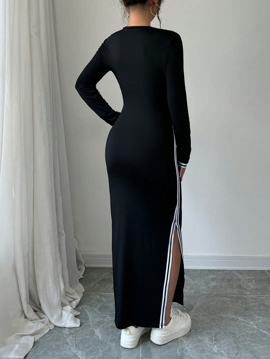 Rochie maxi SHEIN, negru