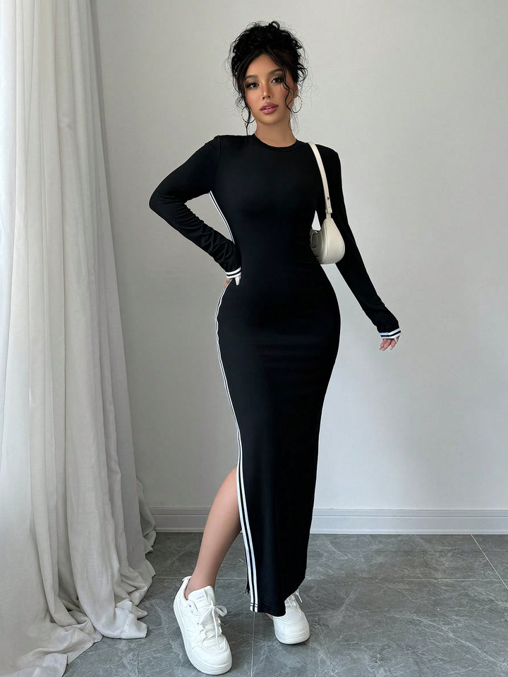 Rochie maxi SHEIN, negru