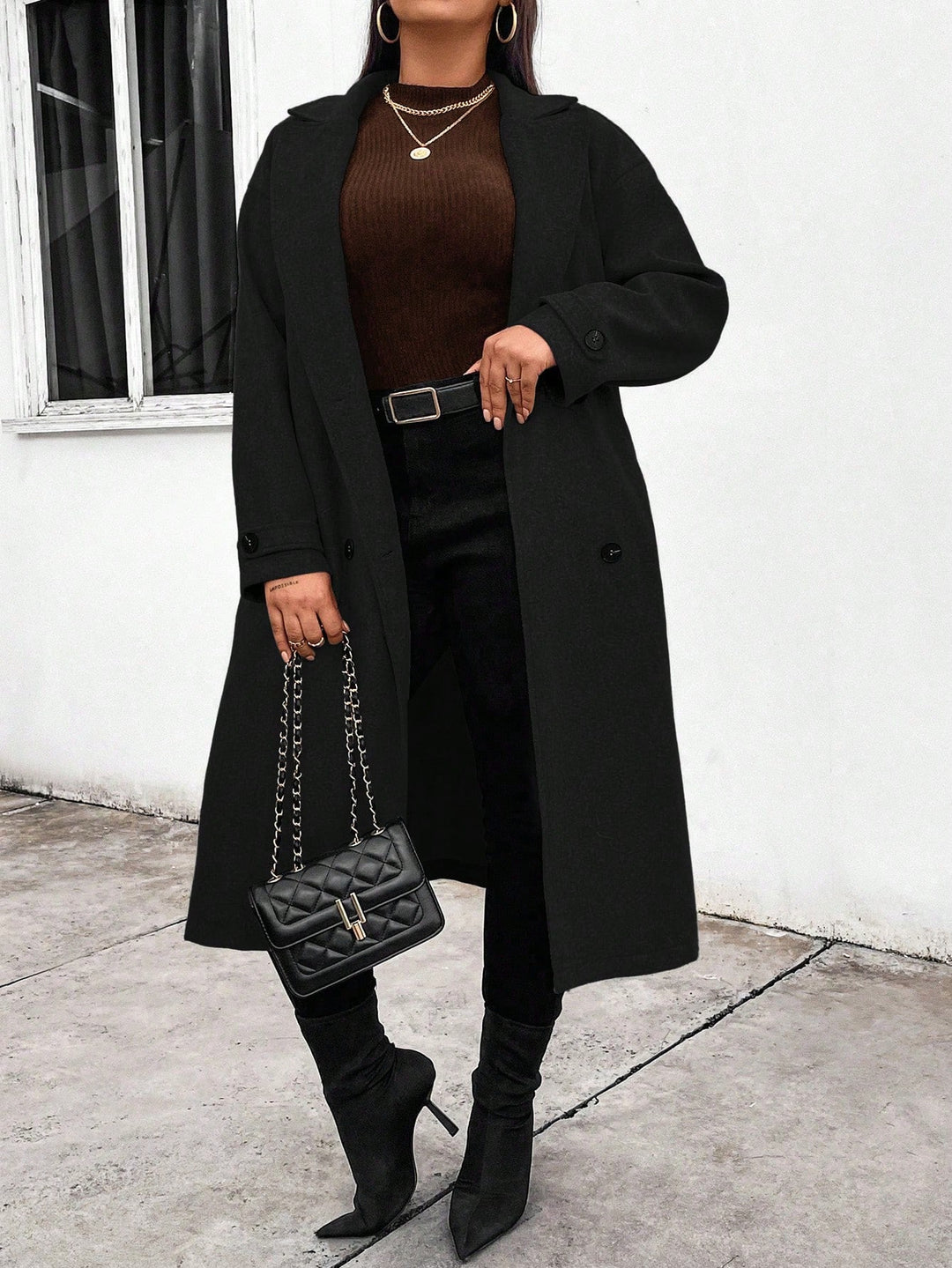Palton SHEIN, negru
