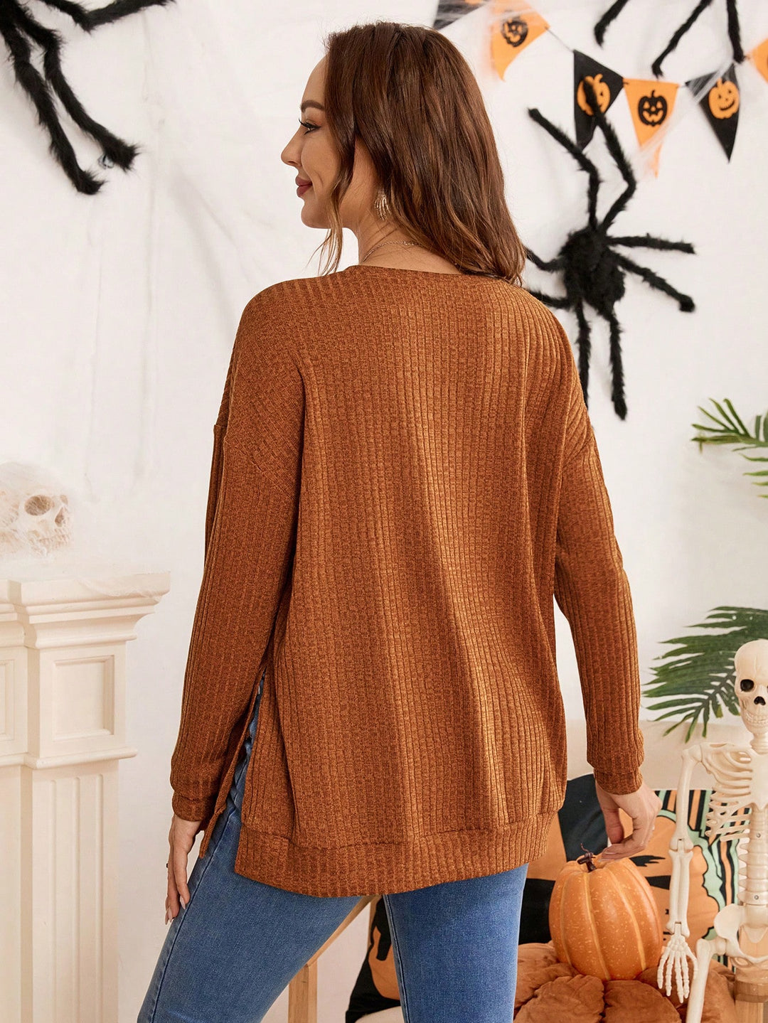 Tricou SHEIN, portocaliu