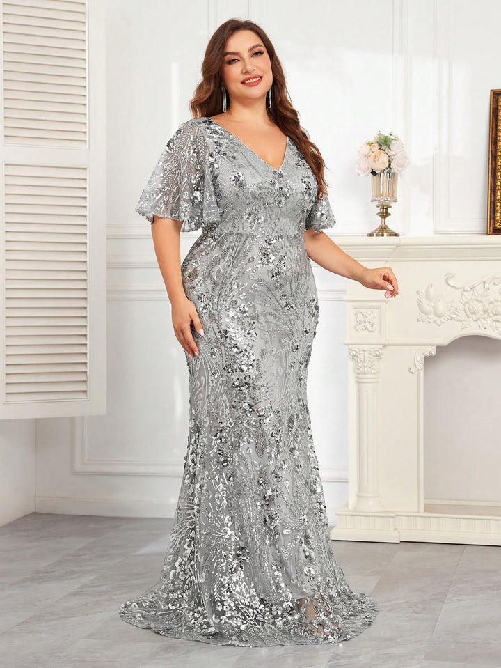 Rochie SHEIN, argintiu