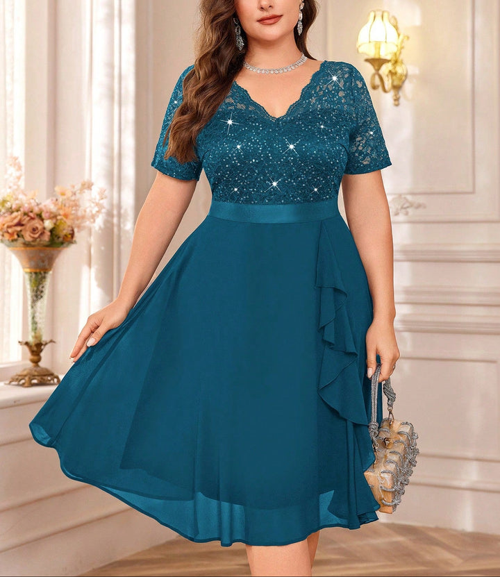 Rochie midi SHEIN, albastru