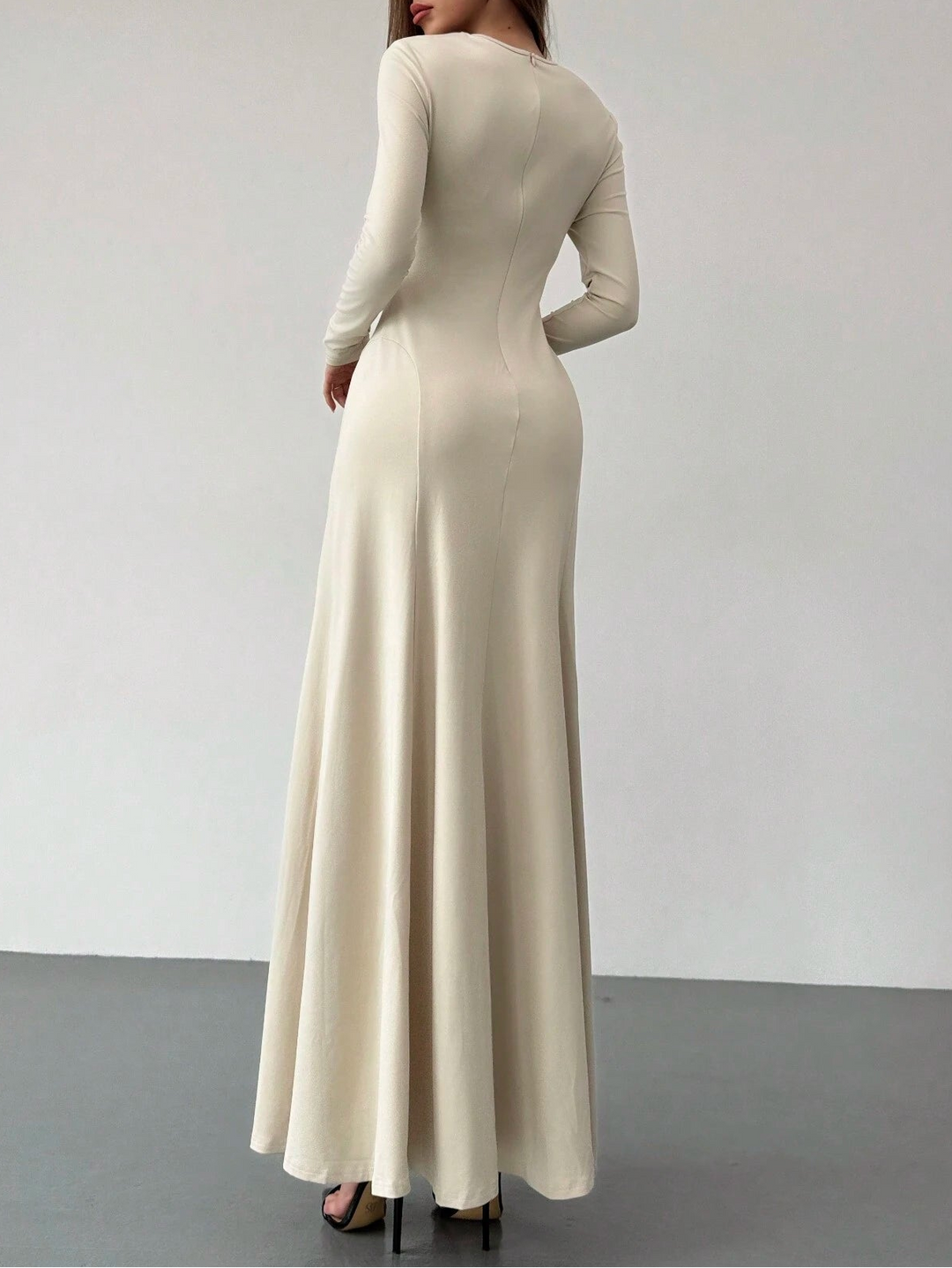 Rochie maxi Shein, bej