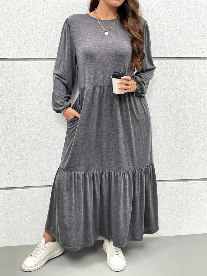 Rochie maxi SHEIN, gri