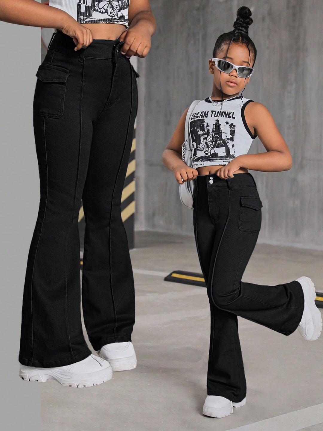 Jeans SHEIN, negru