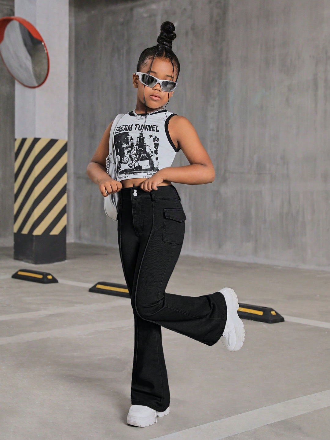 Jeans SHEIN, negru