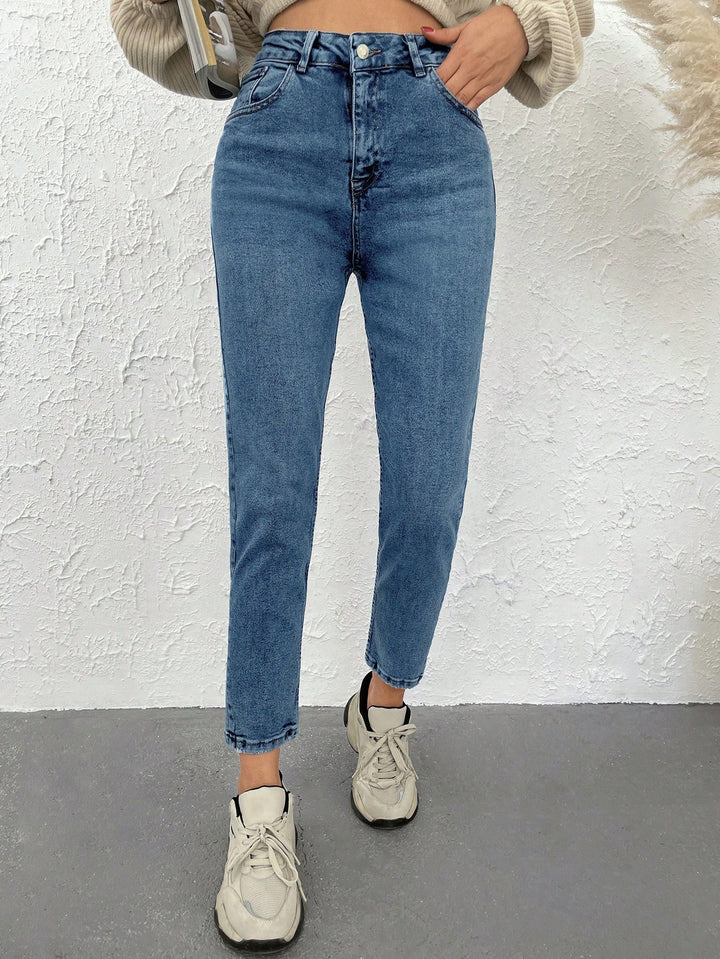 Jeans SHEIN, albastru