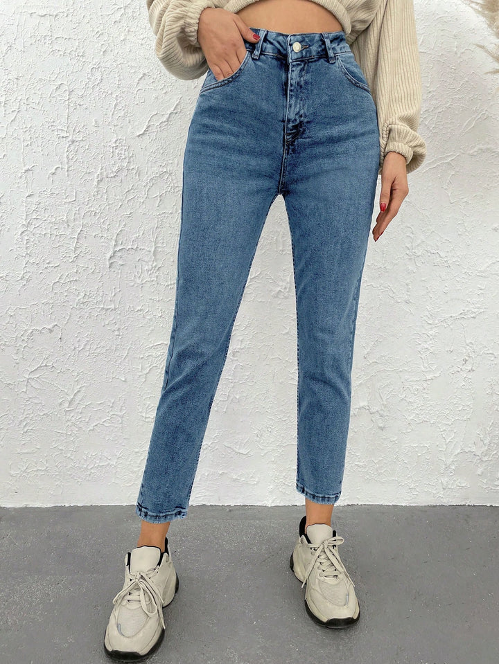 Jeans SHEIN, albastru