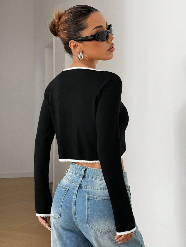 Cardigan scurt SHEIN, mix culori