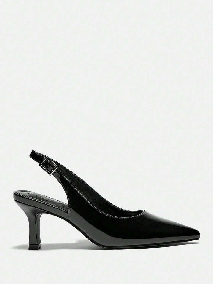 Pantofi cu toc SHEIN, negru