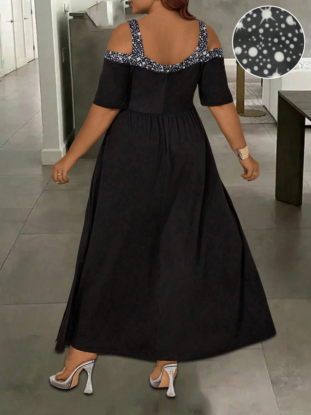 Rochie maxi SHEIN, negru