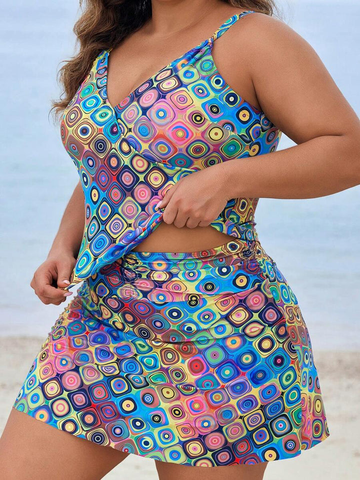 Costum de baie SHEIN, mix culori