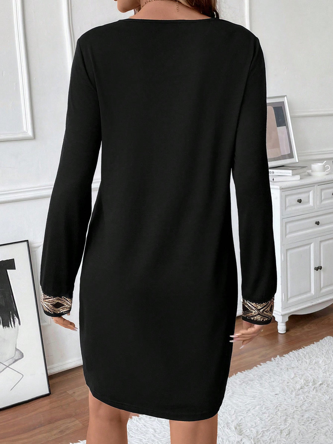 Rochie mini SHEIN, negru