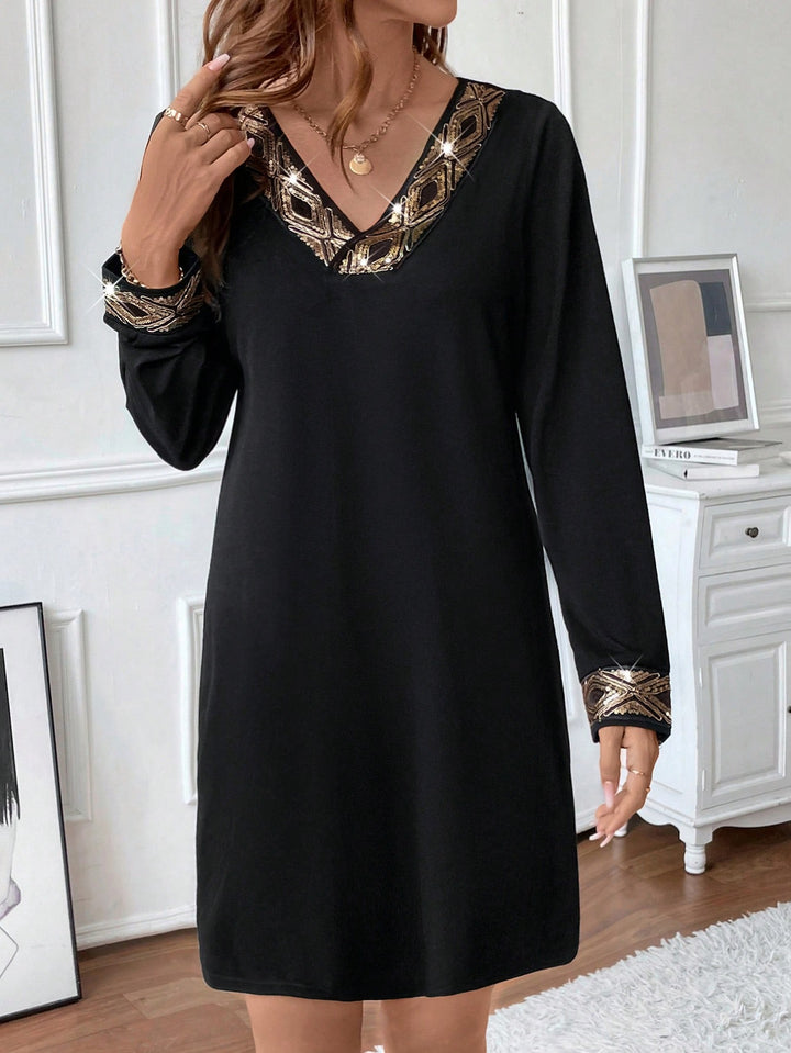 Rochie mini SHEIN, negru