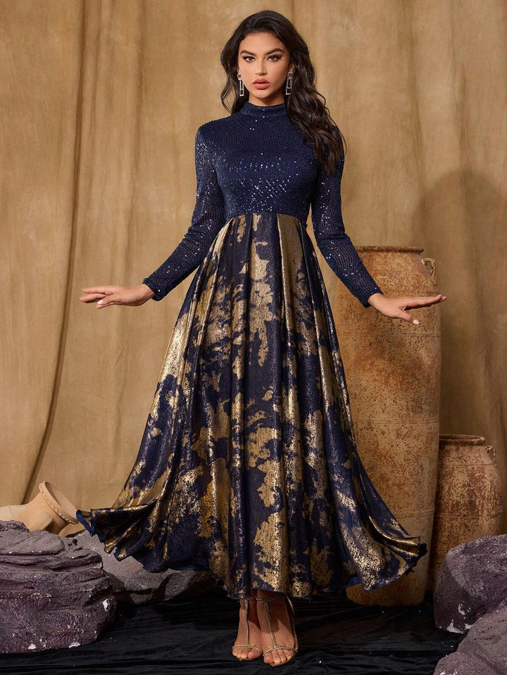 Rochie maxi SHEIN, mix culori