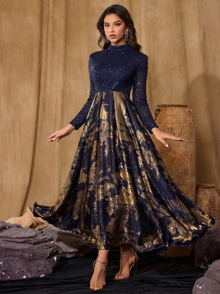 Rochie maxi SHEIN, mix culori